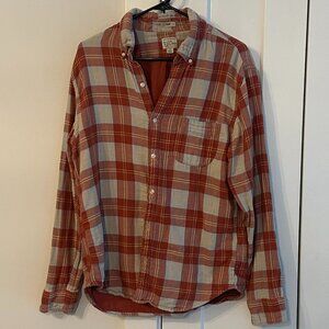 J. Crew Checkered Slim Fit Button Down